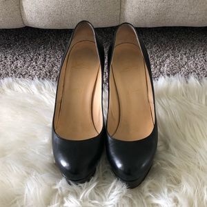 Authentic Louboutin Bianca 140, Black Kid Leather